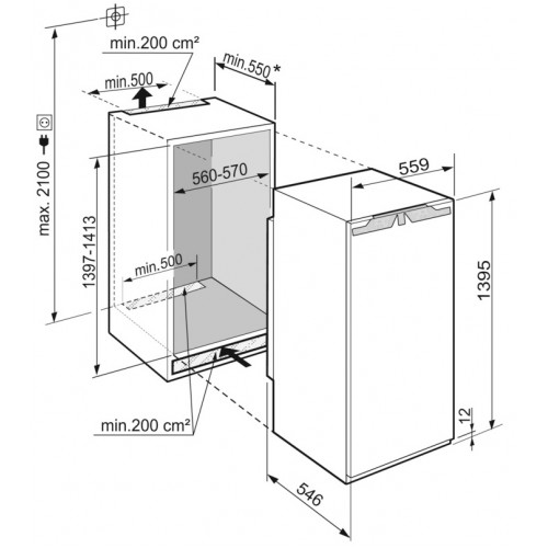 Встраиваемый морозильник Liebherr SIFNd 4556 Prime