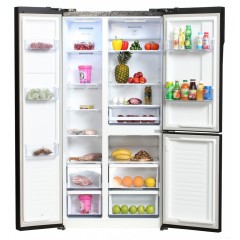 Холодильник side by side Hyundai CS5073FV (графит)