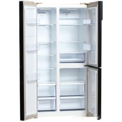 Холодильник side by side Hyundai CS6073FV (золотистое стекло)