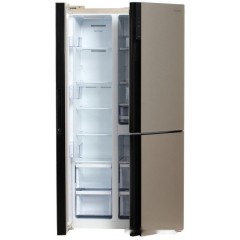 Холодильник side by side Hyundai CS6073FV (золотистое стекло)