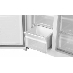 Холодильник side by side Hyundai CS5003F (белое стекло)