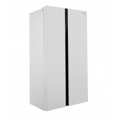 Холодильник side by side Hyundai CS5003F (белое стекло)