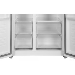 Холодильник side by side Hyundai CS5003F (белое стекло)