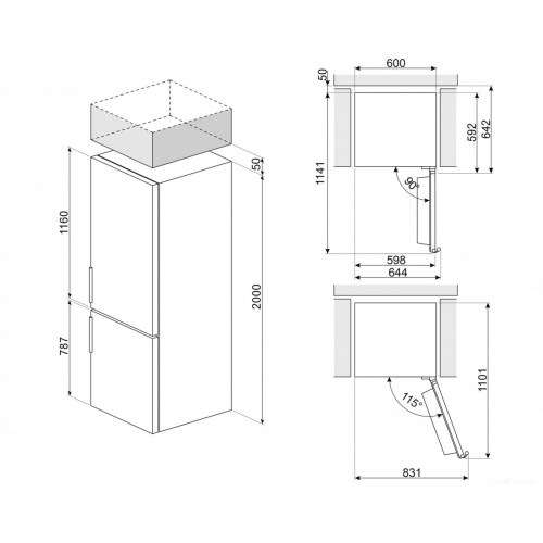 Холодильник Smeg FC21XDNC