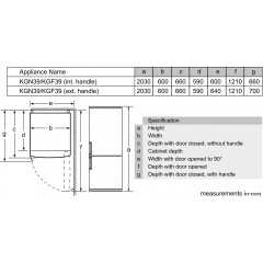 Холодильник Bosch Serie 6 KGN39LB316