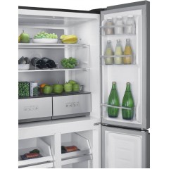 Холодильник с морозильником Korting KNFM 84799 GN