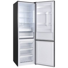 Холодильник с морозильником Korting KNFC 62370 XN