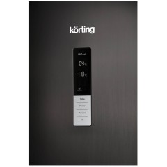 Холодильник с морозильником Korting KNFC 62370 XN