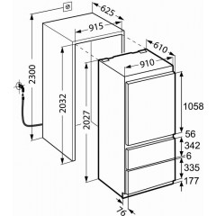 Холодильник с нижней морозильной камерой Liebherr ECBN 6156