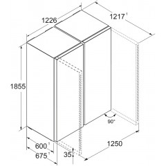 Холодильник side by side Liebherr XRFbd 5220 Plus NoFrost