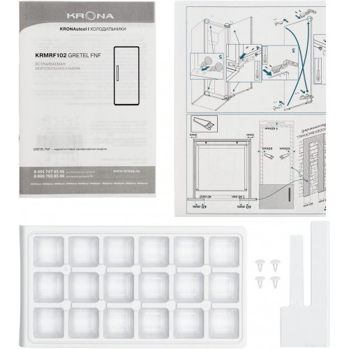 Встраиваемый морозильник Krona Gretel FNF КА-00005532