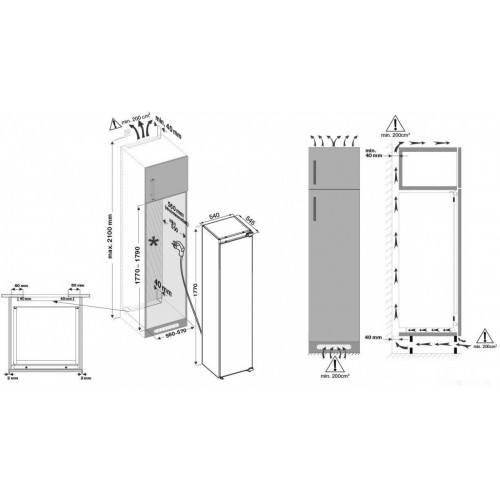 Встраиваемый морозильник Krona Gretel FNF КА-00005532