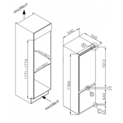 Холодильник Weissgauff WRKI 178 Total NoFrost Premium BioFresh