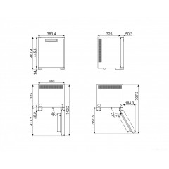 Мини-холодильник Smeg MTE30