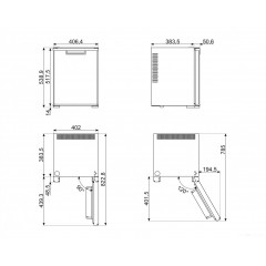 Мини-холодильник Smeg MTE40
