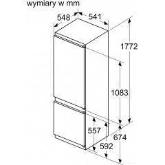 Холодильник Bosch Serie 2 KIV87NSF0