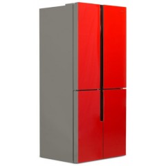 Четырёхдверный холодильник CENTEK CT-1750 Red