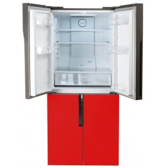 Четырёхдверный холодильник CENTEK CT-1750 Red