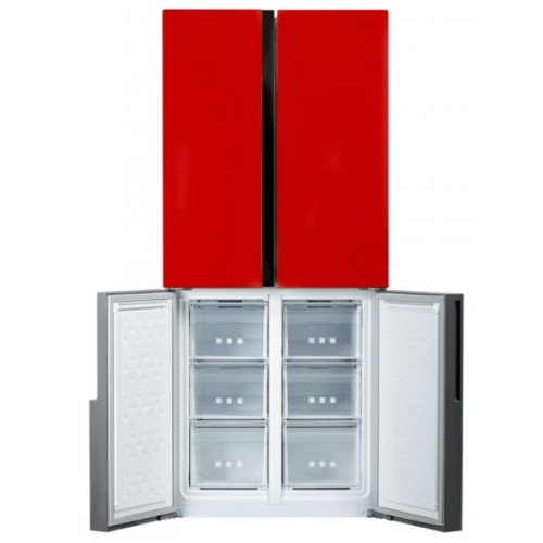 Четырёхдверный холодильник CENTEK CT-1750 Red