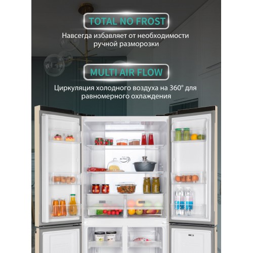 Четырёхдверный холодильник NORD RFQ 510 NFYm