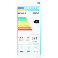 Четырёхдверный холодильник Hitachi R-W660PUC7GGR