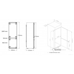 Холодильник Weissgauff WRKI 178 Total NoFrost