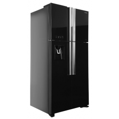 Четырёхдверный холодильник Hitachi R-W660PUC7GBK