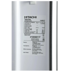 Четырёхдверный холодильник Hitachi R-W660PUC7GBK
