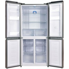 Холодильник (Side-by-Side) Hyundai CM4582F (нержавеющая сталь)