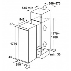 Встраиваемый морозильник LEX LBI177.4ID