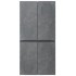 Четырёхдверный холодильник CENTEK CT-1743 Gray Stone