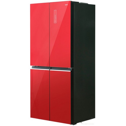 Четырёхдверный холодильник CENTEK CT-1745 Red