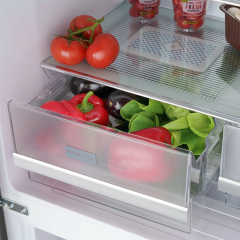 Четырёхдверный холодильник Weissgauff WCD 450 Inox Glass NoFrost Inverter