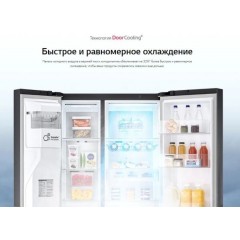 Холодильник с морозильником LG GC-L257CBEV