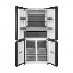 Холодильник side by side Weissgauff WCD 590 NoFrost Inverter Premium EcoFresh Inox Glass