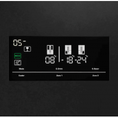 Холодильник с морозильником Kuppersberg NMFV 18591 B Silver