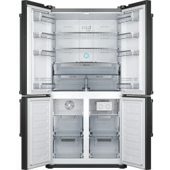 Холодильник с морозильником Kuppersberg NMFV 18591 B Silver