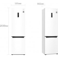 Холодильник LG DoorCooling+ GC-B509MQWM