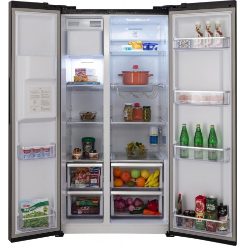 Холодильник side by side HIBERG RFS-650DX NFGB Inverter