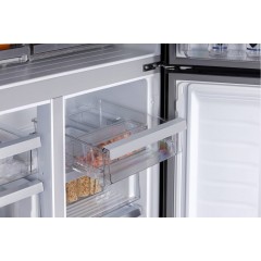 Четырёхдверный холодильник HIBERG RFQ-555DX NFGB Inverter