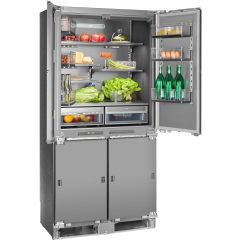Холодильник с морозильником HIBERG S-RFQ 800 B inverter