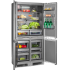 Холодильник с морозильником HIBERG S-RFQ 800 B inverter