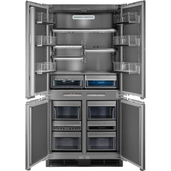 Холодильник с морозильником HIBERG S-RFQ 800 B inverter