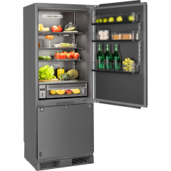 Холодильник с морозильником HIBERG S-RFC 600 B inverter
