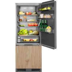 Холодильник с морозильником HIBERG S-RFC 600 B inverter