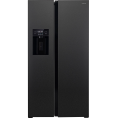 Холодильник с морозильником HIBERG RFS-650DX NFB inverter
