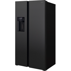 Холодильник с морозильником HIBERG RFS-650DX NFB inverter