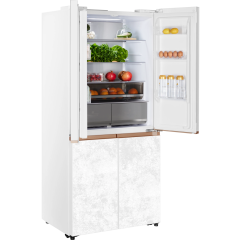 Холодильник с морозильником HIBERG i-RFQ 630G WS