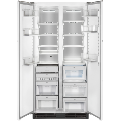 Холодильник с морозильником HIBERG S-RFS 800 W inverter