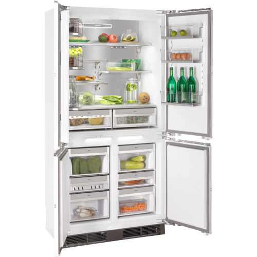 Холодильник с морозильником HIBERG S-RFQ 800 W inverter